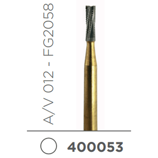 FRESA CARBIDE TRANSMETALICA ALTA VELOCIDAD DE TALLO MEDIO CILINDRICA A/V 012 