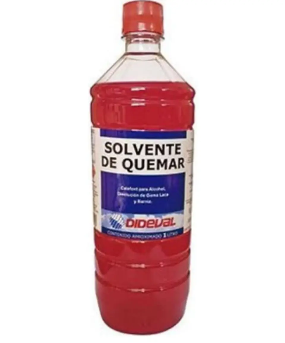 SOLVENTE DE QUEMAR BOTELLA 1 LITRO 1