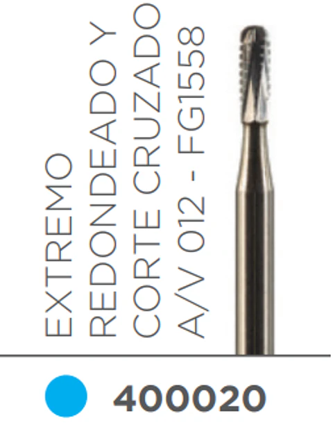 FRESA CARBIDE ALTA VELOCIDAD DE TALLO MEDIO CILINDRICA A/V 012 - FG1558