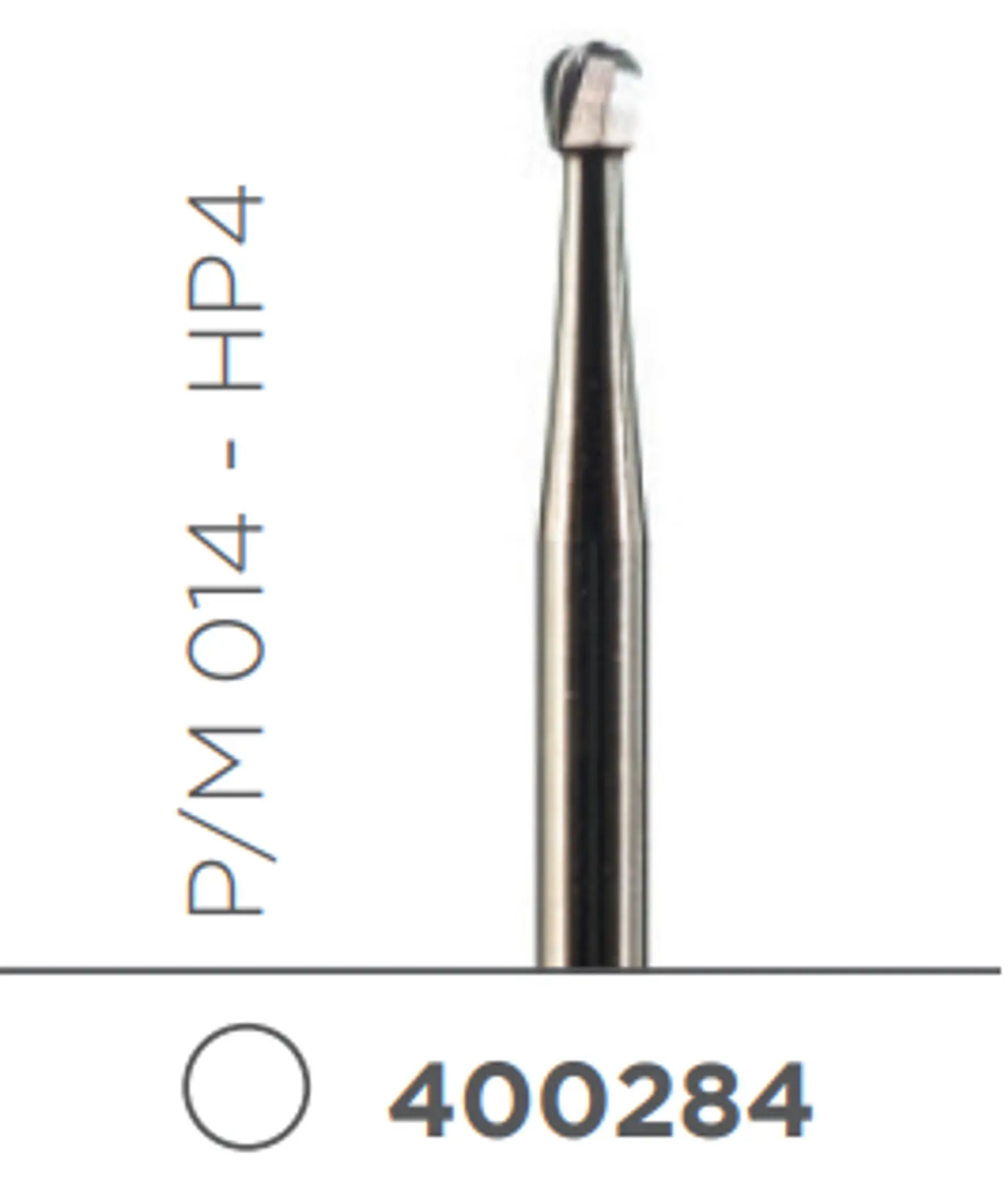 Fresa Carbide Pieza de Mano Redonda P/M 014 - HP4 1