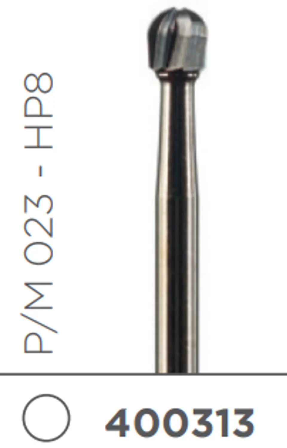 FRESA CARBIDE P/M HP 8 REDONDA 023 1