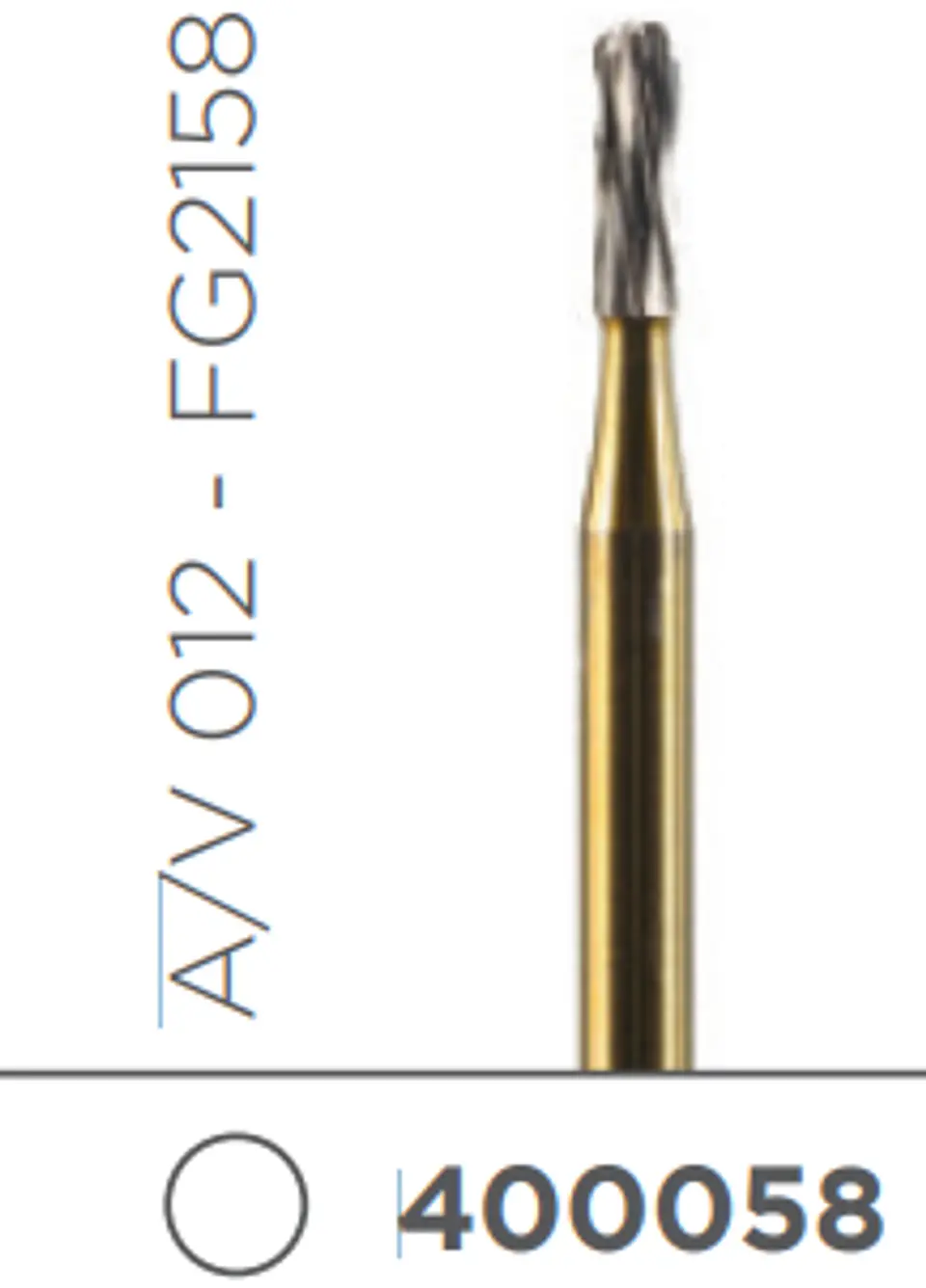 FRESA CARBIDE TRANSMETALICA ALTA VELOCIDAD DE TALLO MEDIO KRISS CROSS A/V 012 1