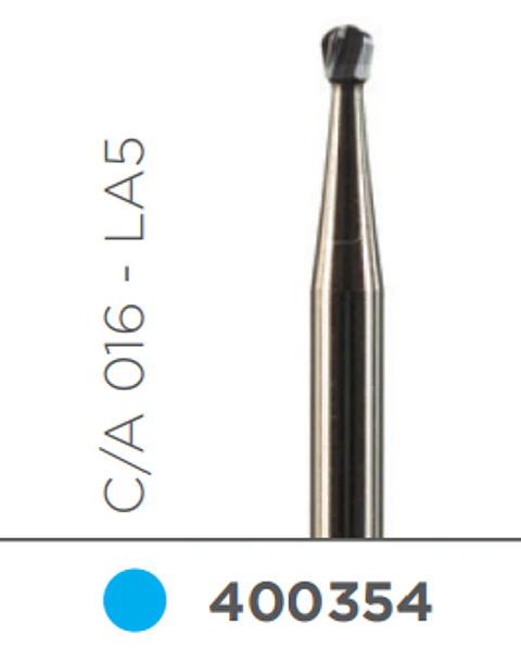 Fresa Carbide Baja Velocidad de Tallo Medio Redonda C/A 016 - LA5