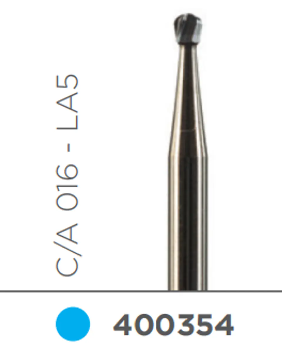 Fresa Carbide Baja Velocidad de Tallo Medio Redonda C/A 016 - LA5 1