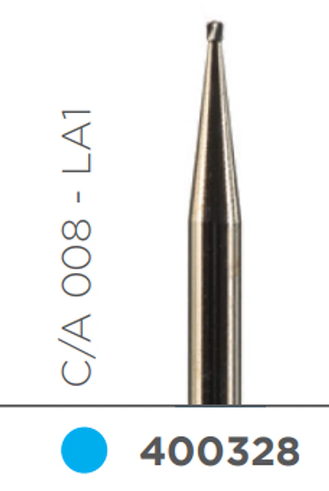 Fresa Carbide Baja Velocidad de Tallo Medio Redonda C/A 008 - LA1