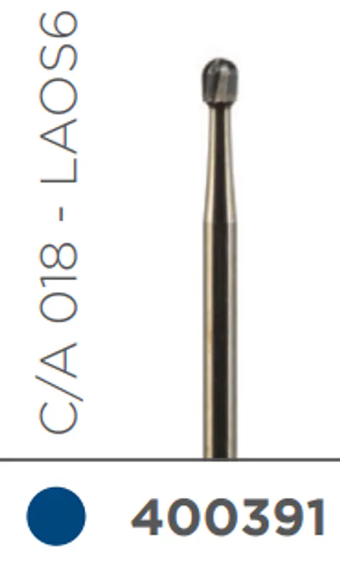 FRESA CARBIDE BAJA VELOCIDAD DE TALLO LARGO REDONDA C/A 018 - LAO56