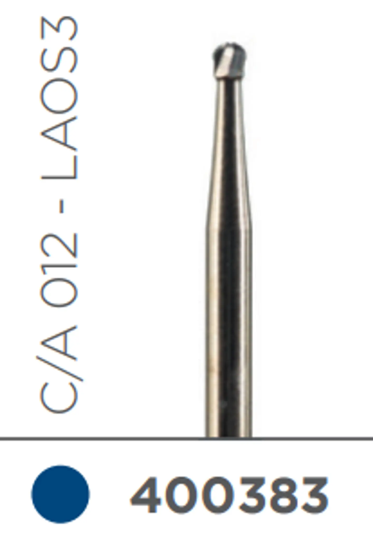 Fresa Carbide Baja Velocidad de Tallo Largo Redonda C/A 012 - LAO53 1