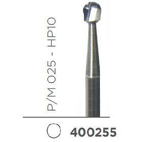 FRESA CARBIDE PIEZA DE MANO REDONDA P/M 025 HP 10