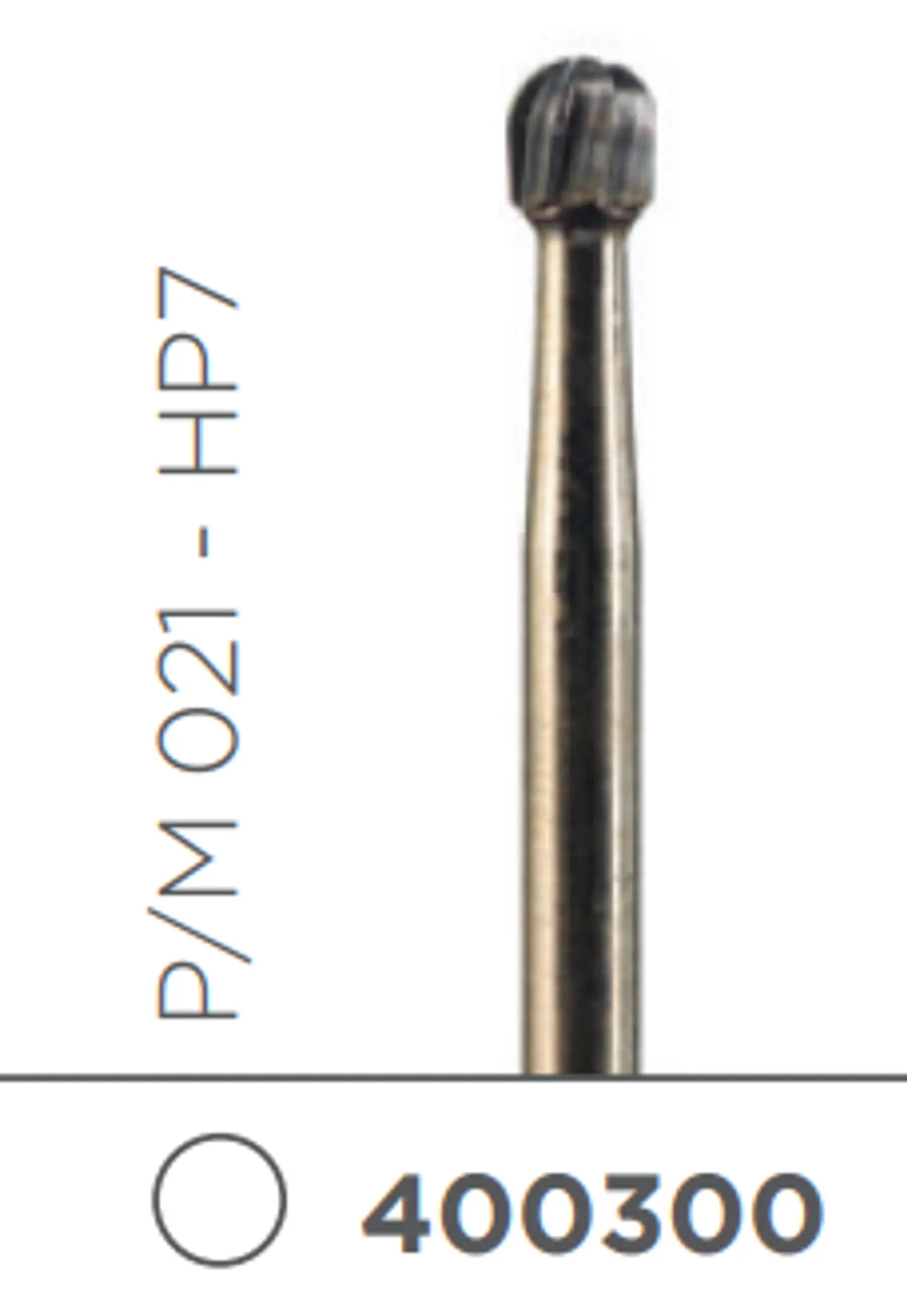 Fresa Carbide Pieza de Mano Redonda P/M 021 - HP7 1