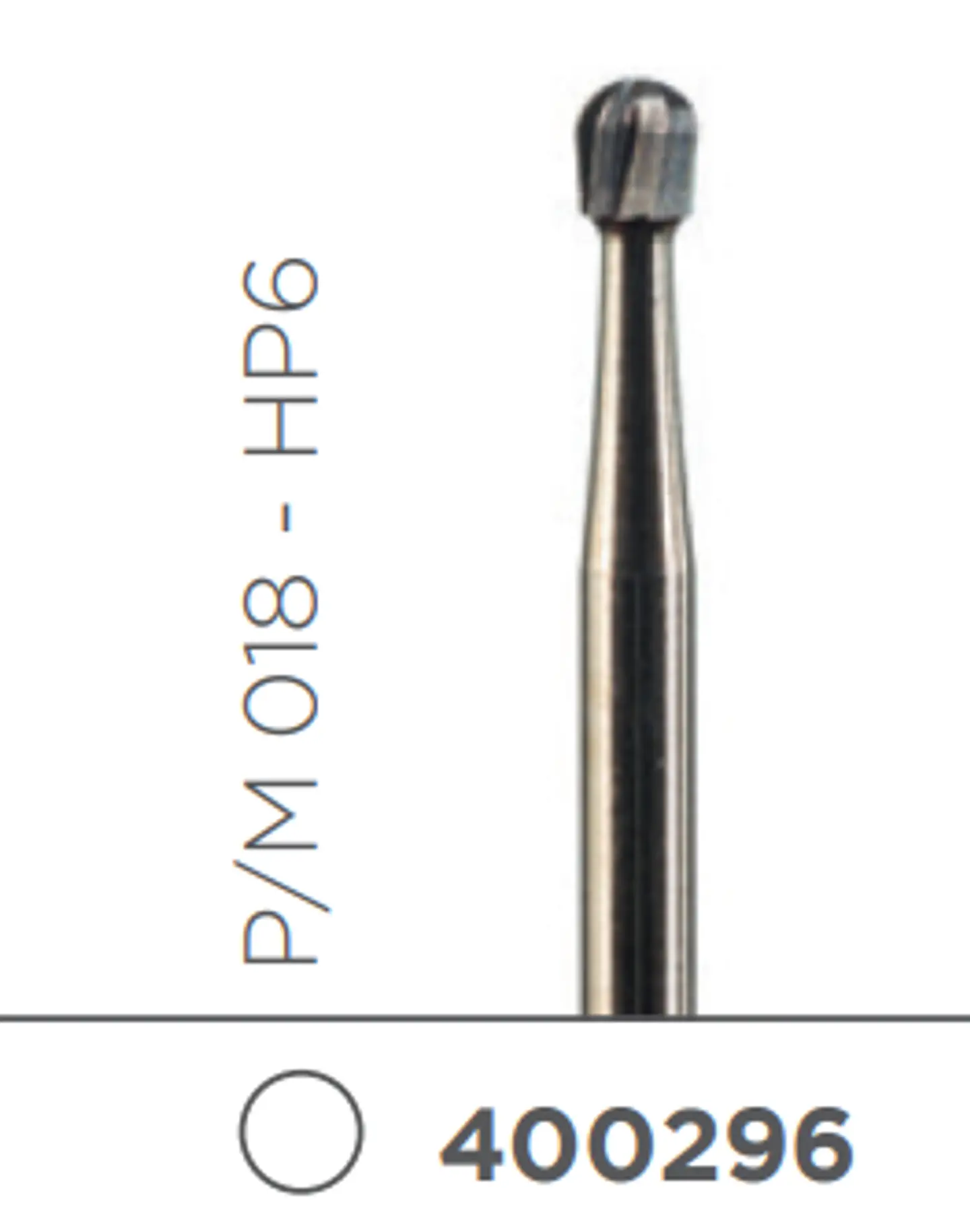 Fresa Carbide Pieza de Mano Redonda P/M 018 - HP6 1