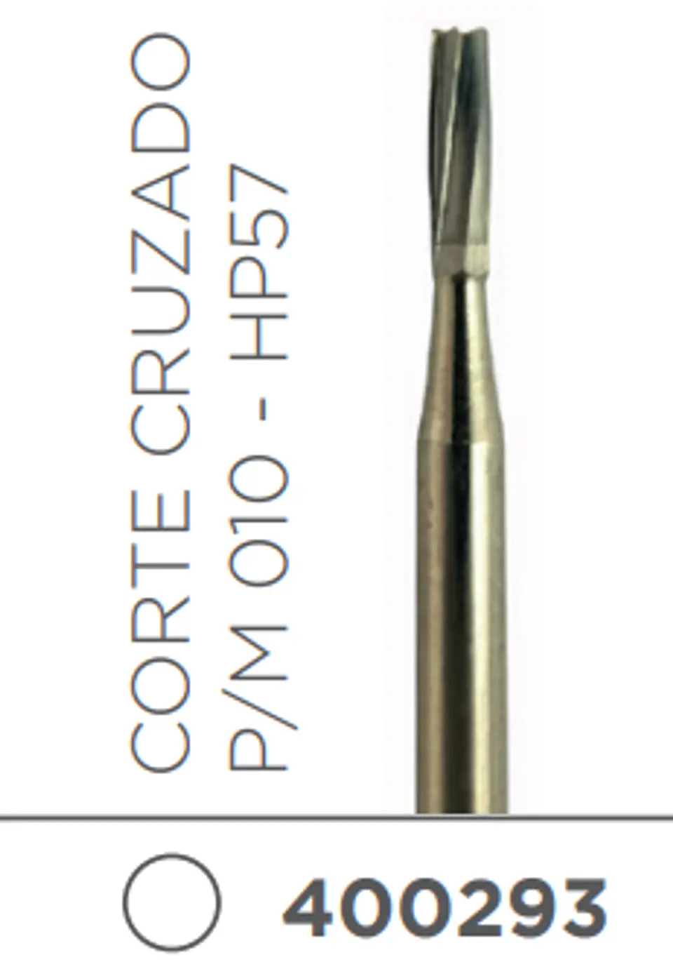 Fresa Carbide Pieza de Mano Cilindrica P/M 010 - HP57 1
