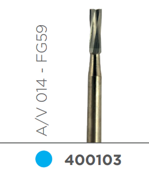 FRESA CARBIDE ALTA VELOCIDAD DE TALLO MEDIO CILINDRICA A/V 014 - FG59