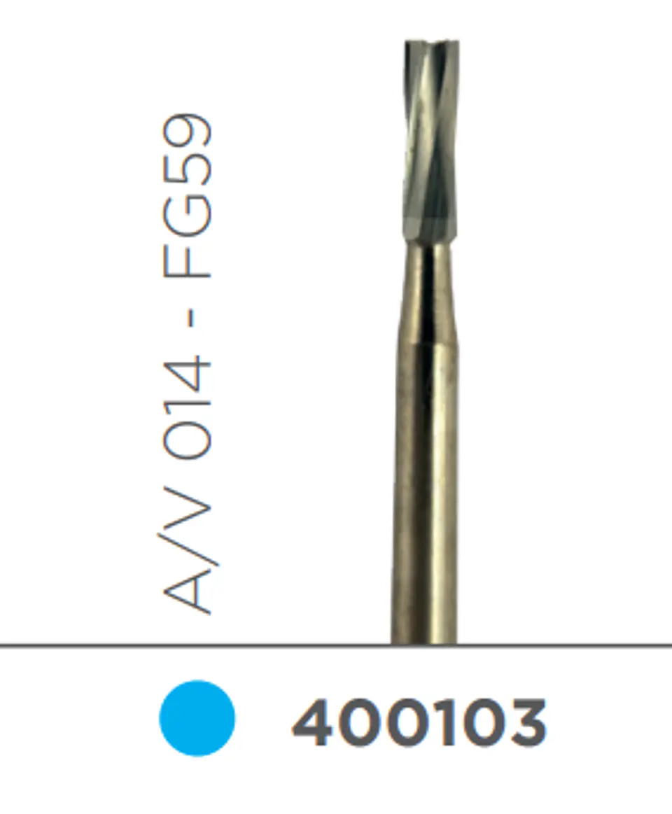FRESA CARBIDE ALTA VELOCIDAD DE TALLO MEDIO CILINDRICA A/V 014 - FG59 1