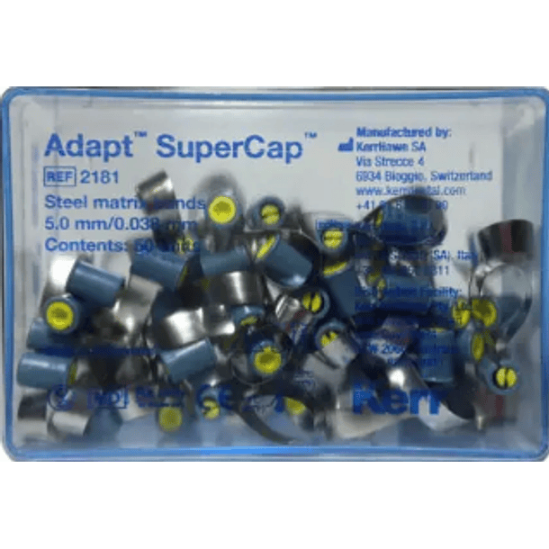 Matrices Adapt SuperCap Acero 0.038 altura / 5mm / 50 unid 