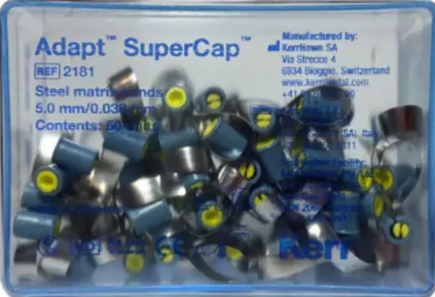 Matrices Adapt SuperCap Acero 0.038 altura / 6.3mm / 50 unid 1