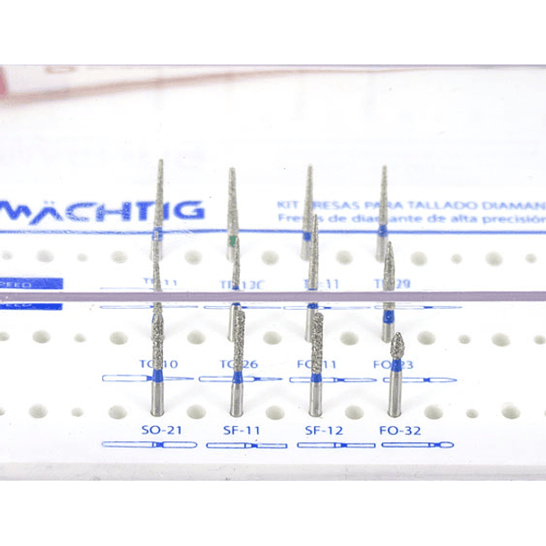 KIT FRESAS TALLADO MACHTIG ( AZUL) 