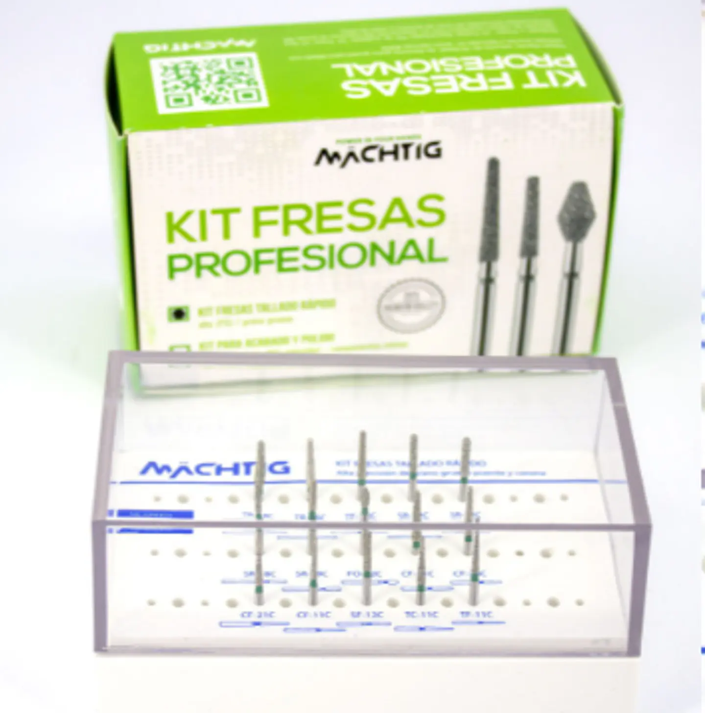 KIT DE FRESAS TALLADO RAPIDO MACHTIG (VERDE) 1