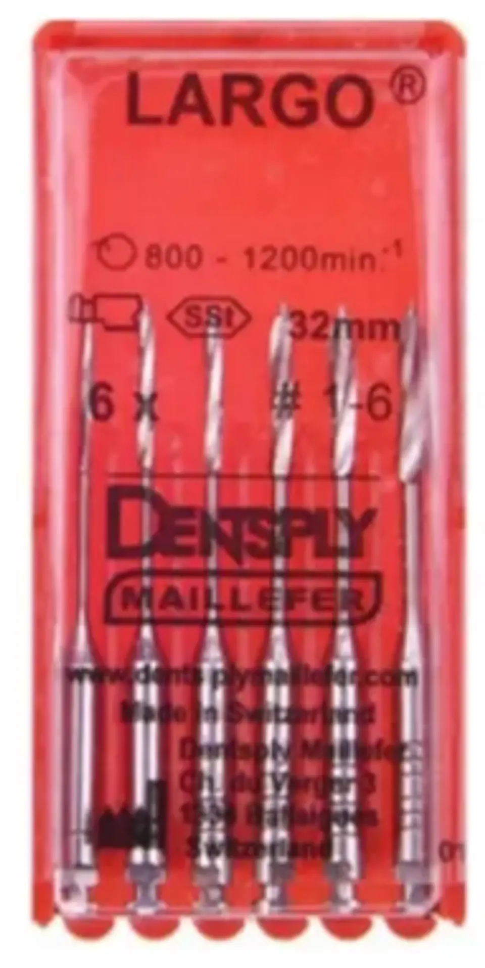 FRESAS LARGO PEESO MAILLEFER CAJA 6 UNDS 1