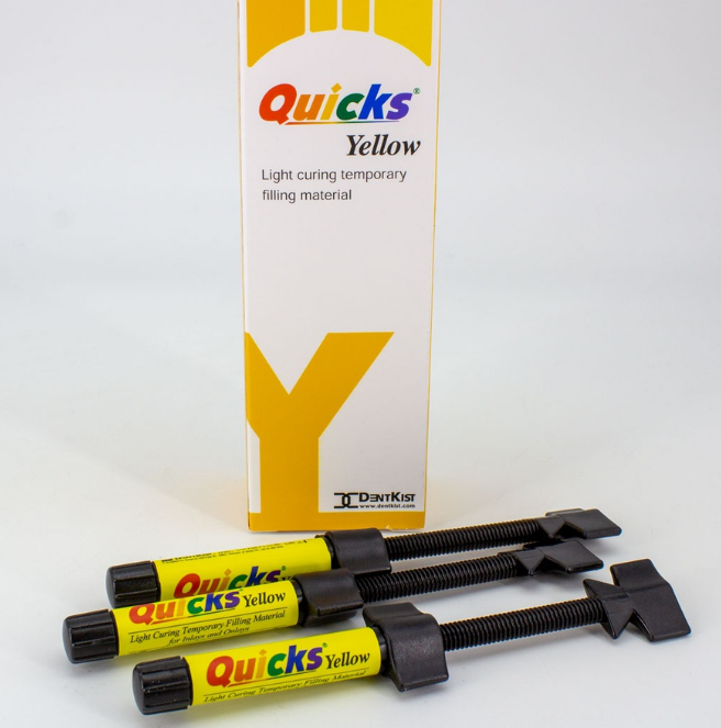 CEMENTO TEMPORAL QUICKS YELLOW x3