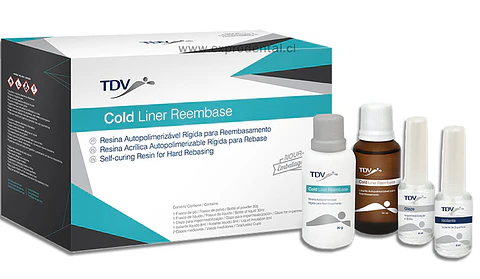 COLD LINER MATERIAL DE REBASE PERMANENTE TDV