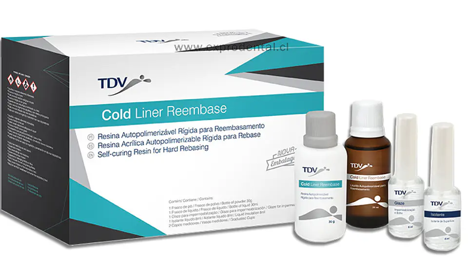 COLD LINER MATERIAL DE REBASE PERMANENTE TDV 1