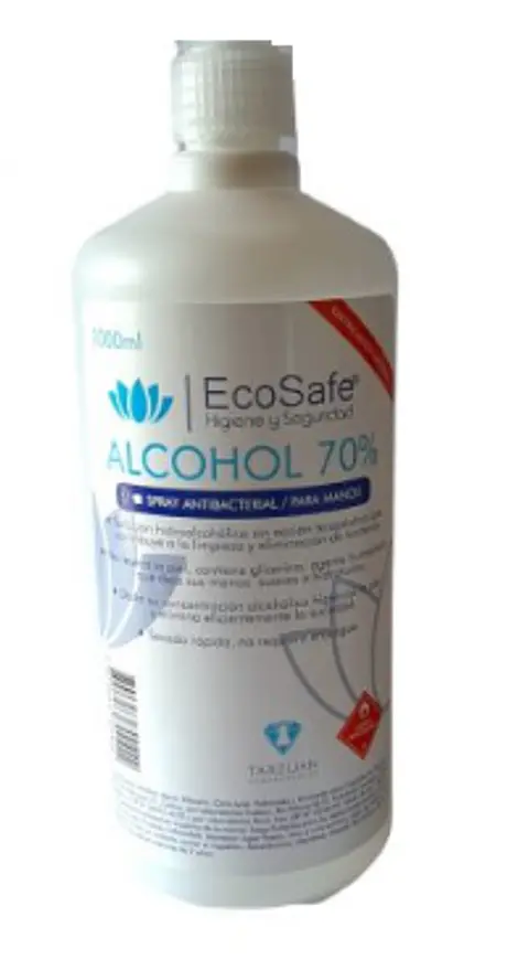ALCOHOL 70% BOTELLA 1 LITRO