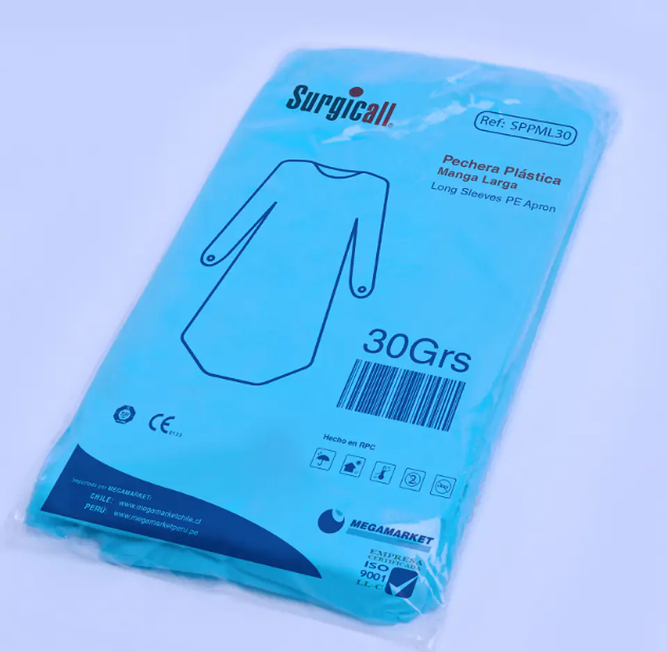 PECHERA PLASTICA AZUL UNIDAD 2