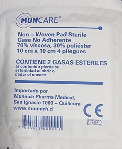 GASA ESTERIL 10X 10 CMS CAJA 50 UNDS