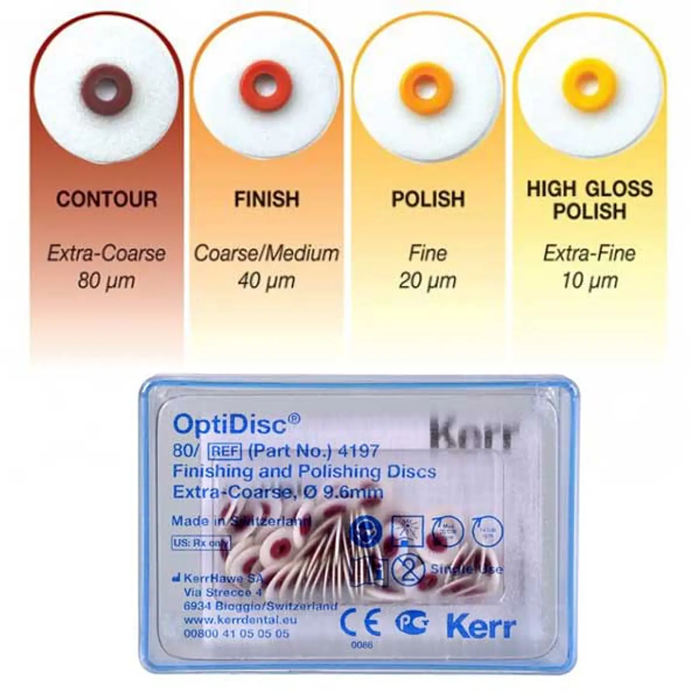 DISCOS DE PULIDO OPTIDISC KERR 1