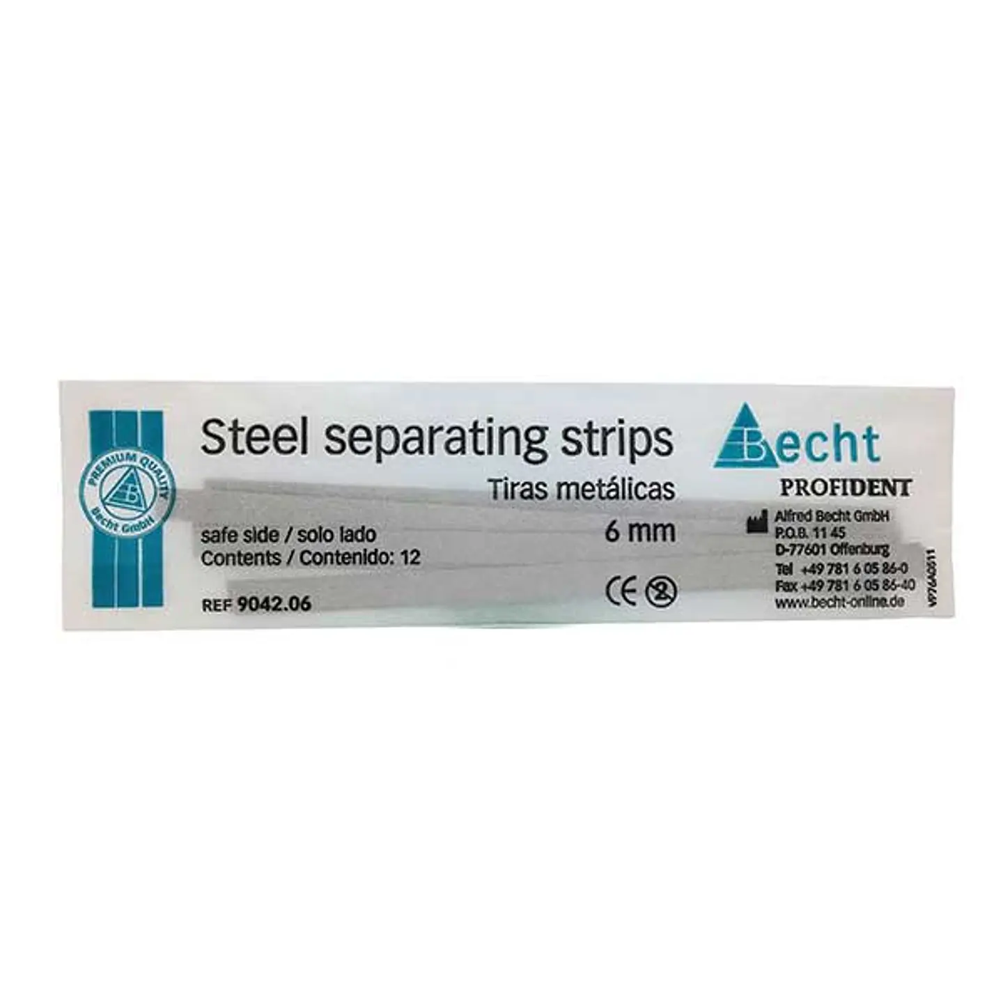 HUINCHA LIJA METAL 6 MM BECHT 12 UNDS 1