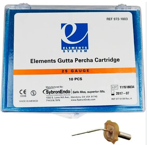 Obturador Inalambrico Elements Free Cartucho Mediano Body Kit 25GA 10 unid