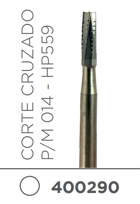 FRESA CARBIDE PIEZA DE MANO CILINDRICA P/M 014 - HP559