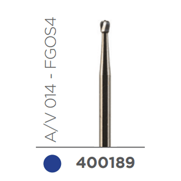 FRESA CARBIDE ALTA VELOCIDAD DE TALLO LARGO REDONDA A/V 014 - FGOS4 