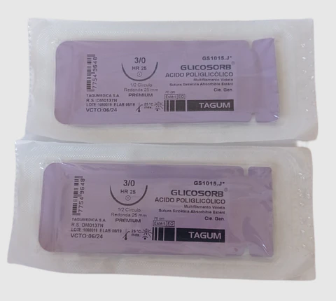 SUTURA ABSORBIBLE GLICOSORB X1 SOBRE