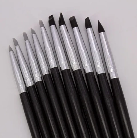 SET PINCELES DE SILICONA PARA RESINA
