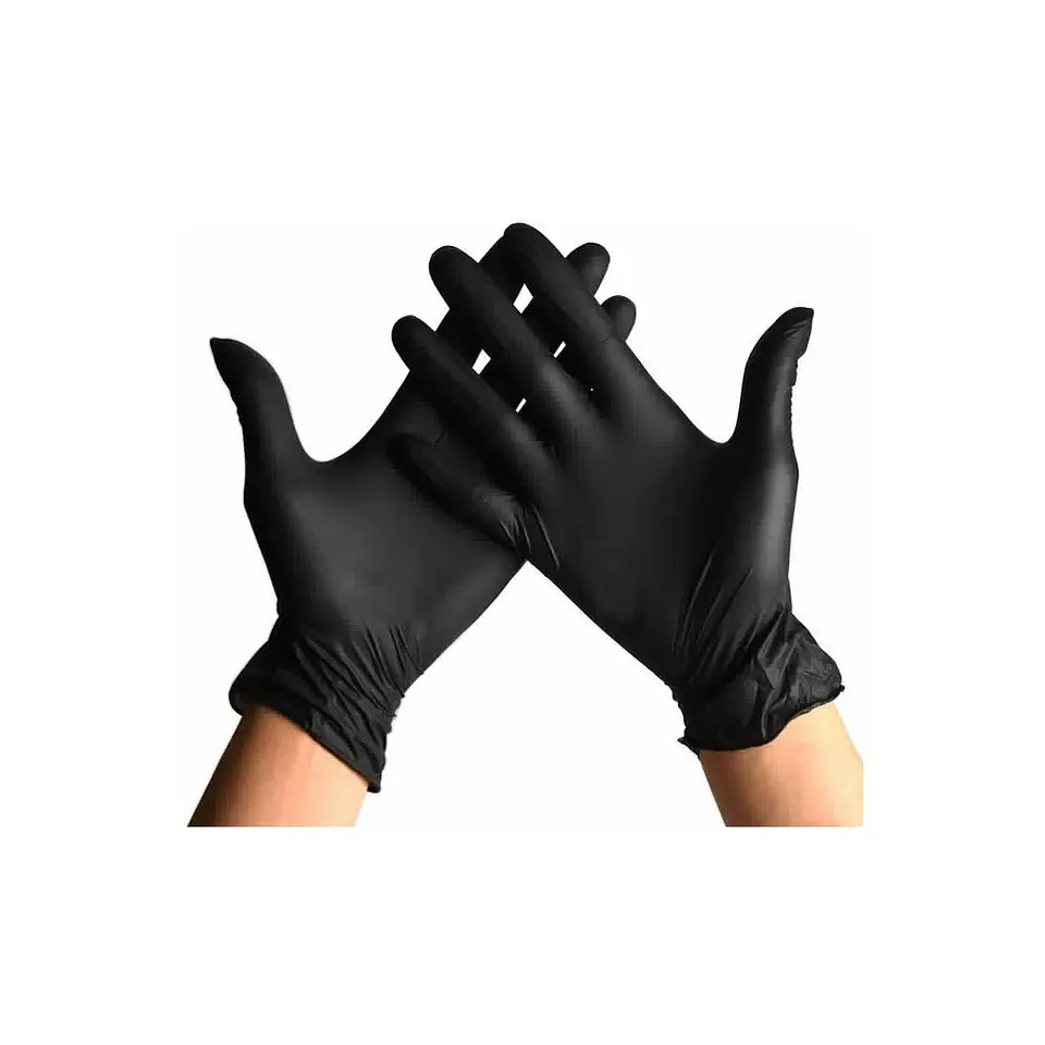 GUANTES DE NITRILO NEGRO 1