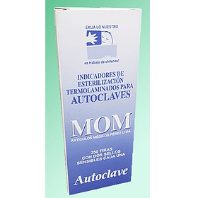 CINTA INDICADORA AUTOCLAVE MOM