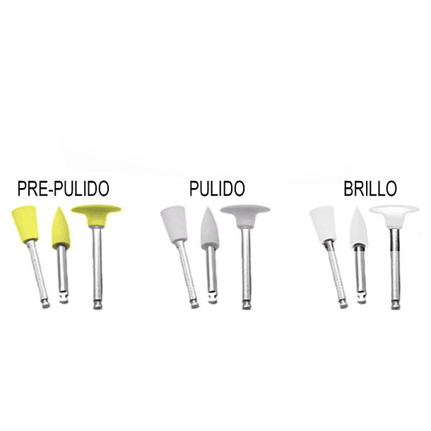 PUNTAS PULIDO RESINA IDENTOFLEX PRE-PULIDO 12 UNDS 