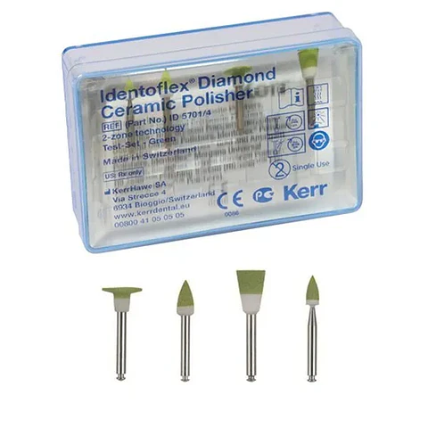 KIT PULIR CERAMICA IDENTOFLEX 4 UNDS SURTIDOS