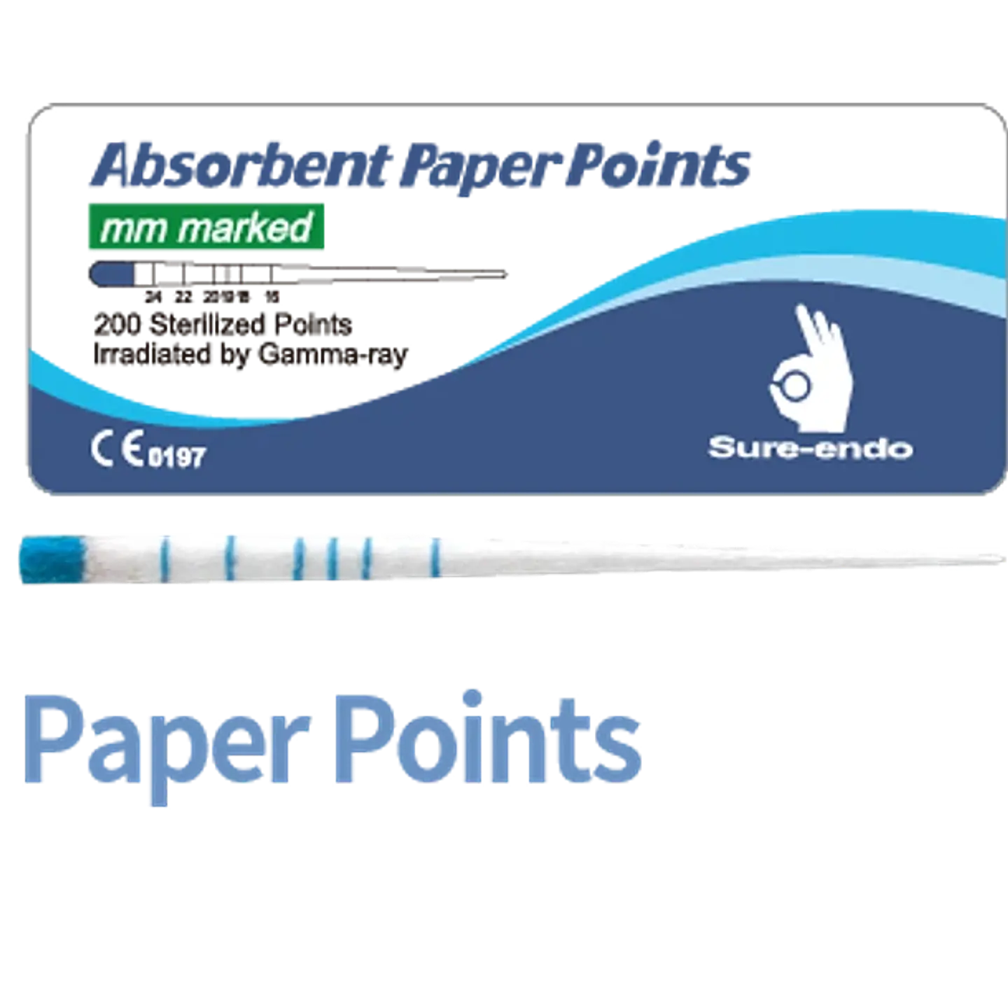 CONO DE PAPEL SURE-ENDO MILIMETRADO 2% 1