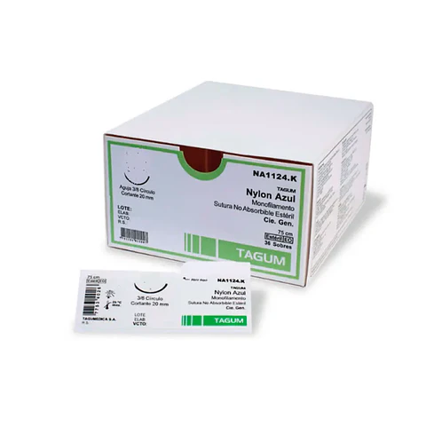 SUTURA NYLON MONOFILAMENTO CAJA 36 UNDS