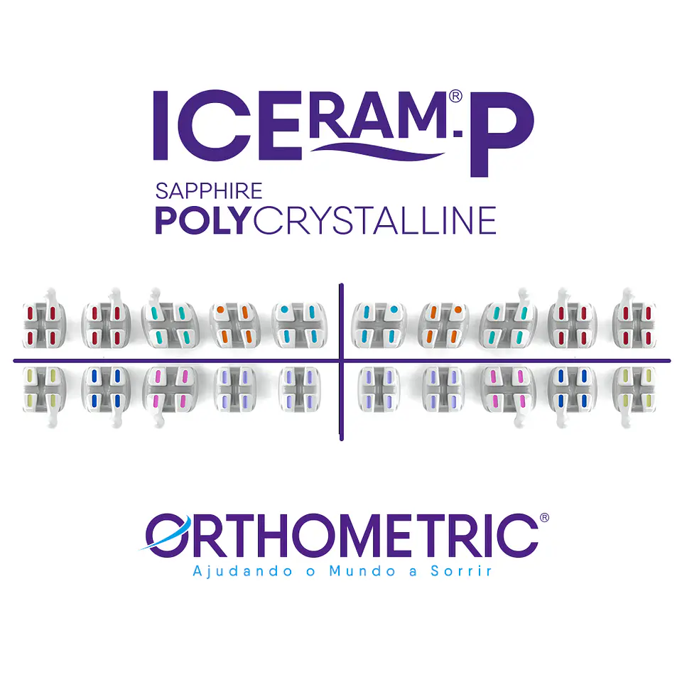 CASO BRACKT POLY ZAFIRO ICERAM-P POLICRISTALINO ORTHOMETRIC 3