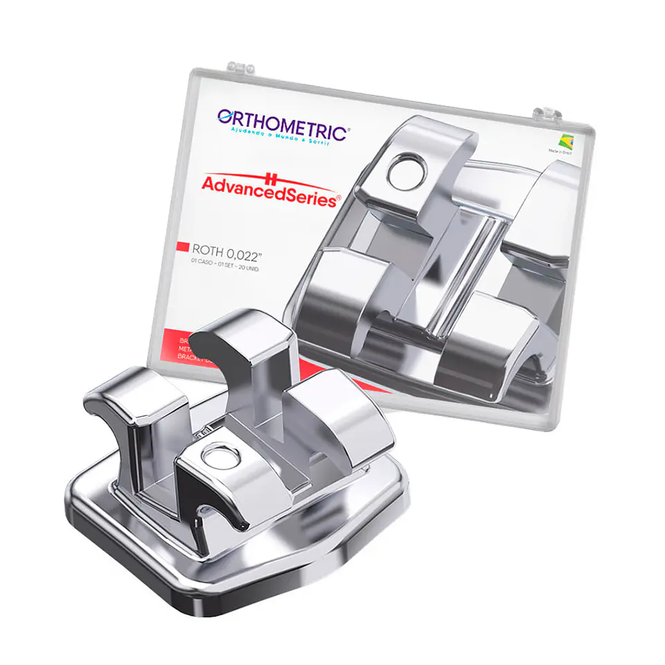 CASO BRACKETS METÁLICOS ADVANCED SERIES ORTHOMETRIC 1