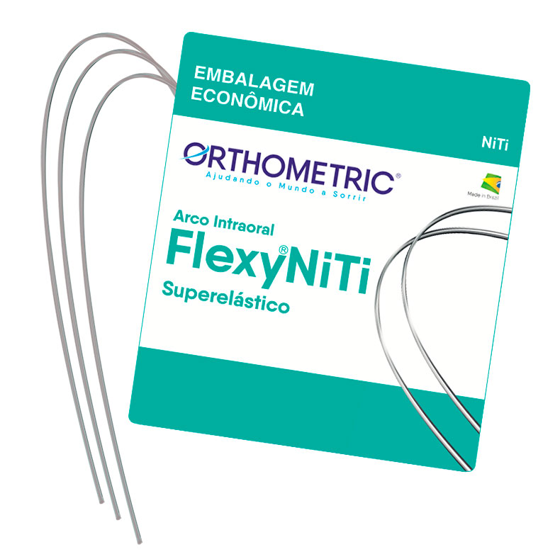 ARCOS FLEXY NiTi SUPER ELÁSTICO REDONDO ORTHOMETRIC
