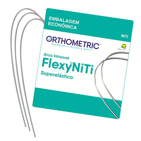 ARCOS FLEXY NiTi SUPER ELÁSTICO REDONDO ORTHOMETRIC