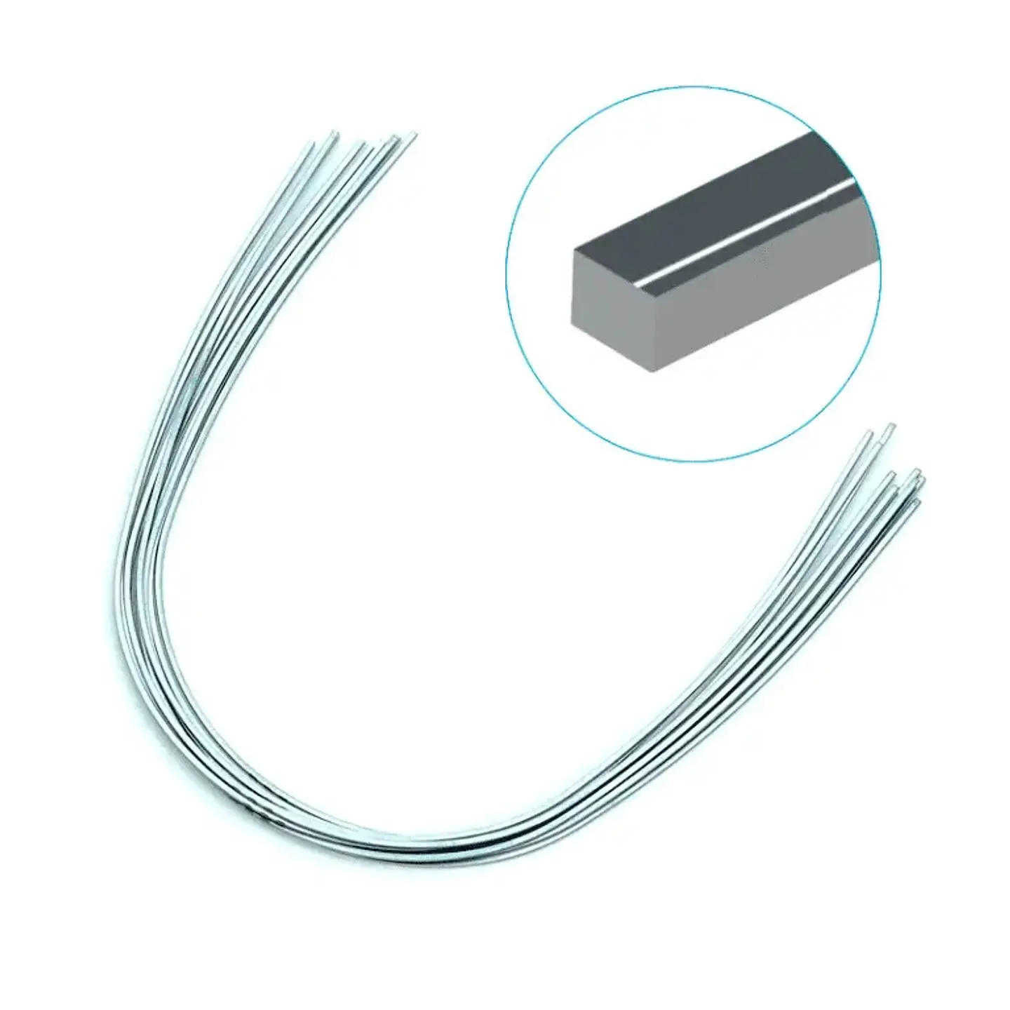 ARCO ORTODONCIA NITI RECTANGULAR 1
