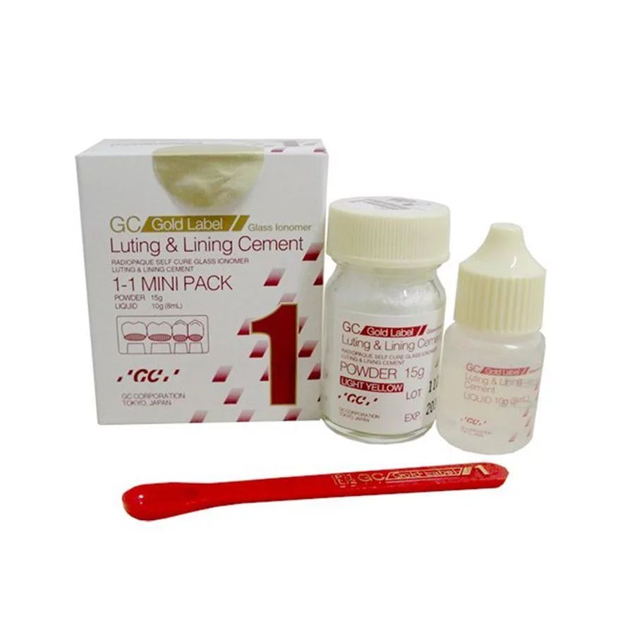 FUJI GOLD LABEL 1 LUTING Y LINING 1 15 GRS CEMENTACION