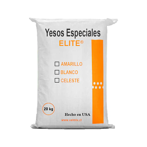 SACO YESO PIEDRA AMARILLO 20KG