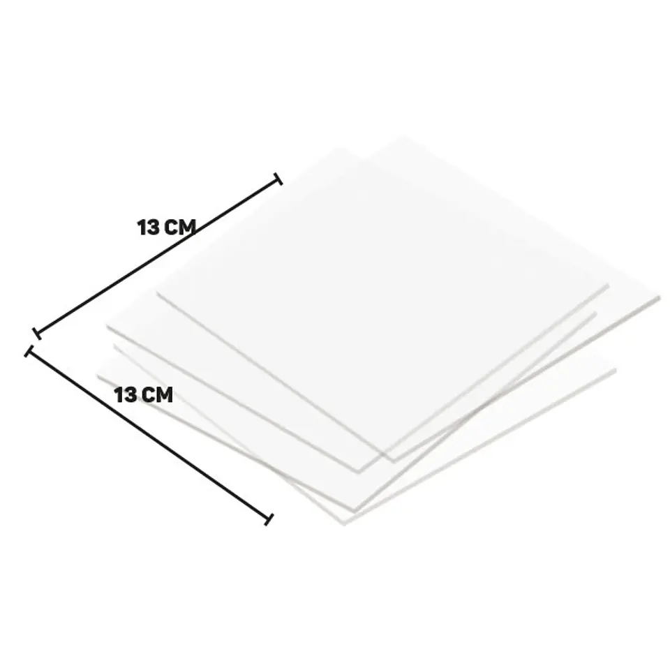 LAMINA ACETATO RIGIDA 2,5 MM PAQUETE 8 UNDS 1
