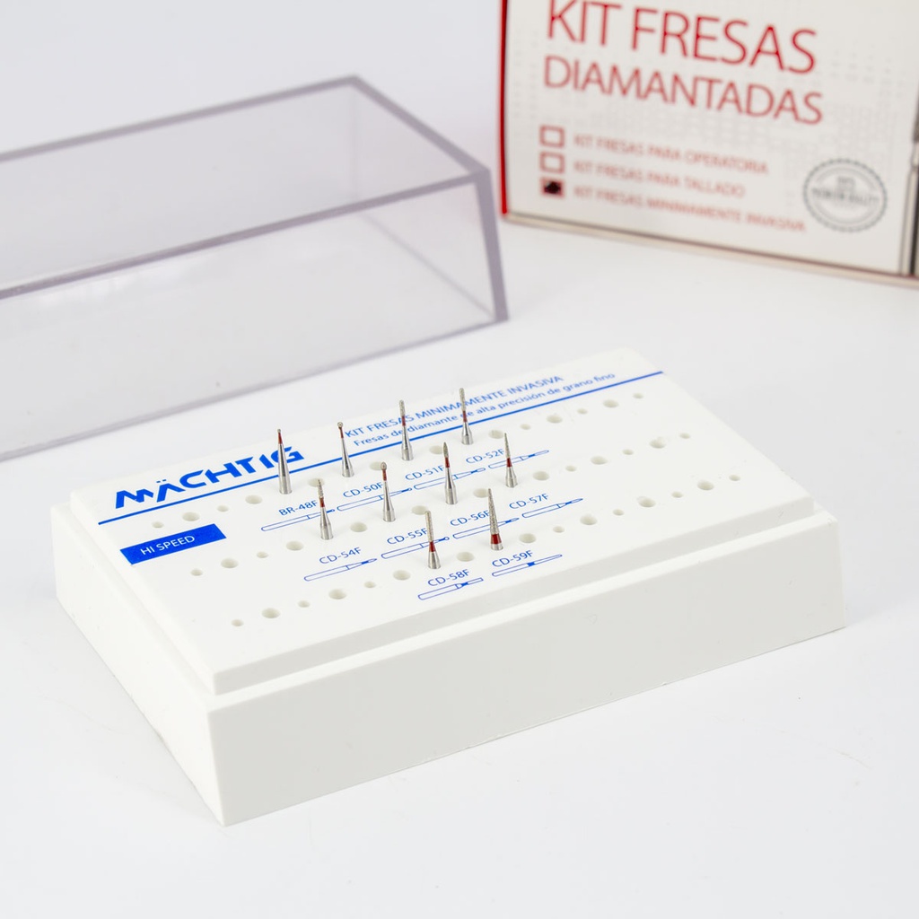 KIT DE FRESAS MINIMA INVASIVA MACHTIG